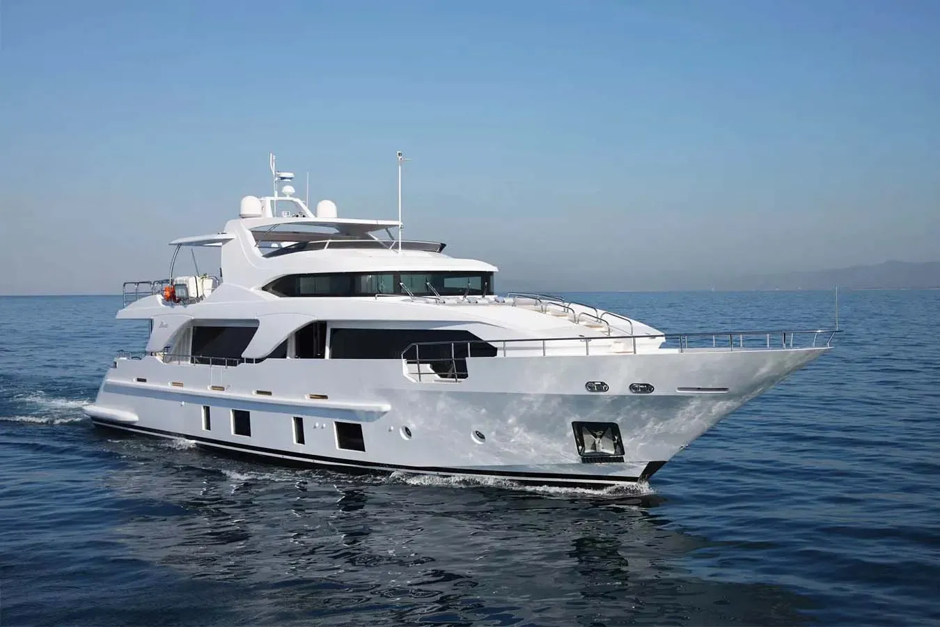Liberty Call yacht, a 93 ft Benetti luxury superyacht underway, 28.5 meters, built in 2015.