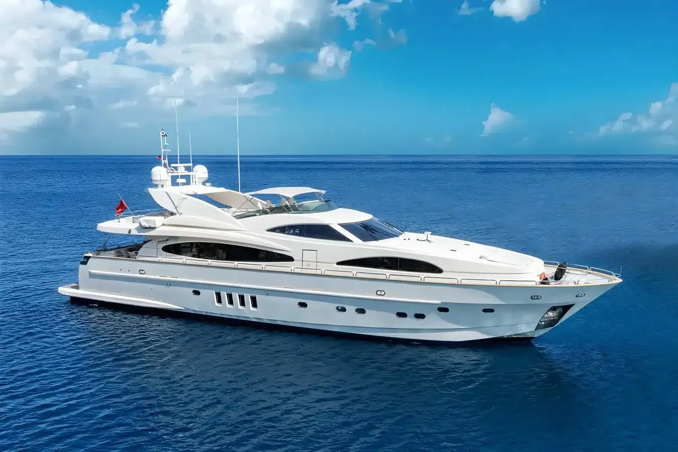 Limion yacht, a 103 ft Astondoa luxury superyacht underway, 31.45 meters, built in 2006, 2025.