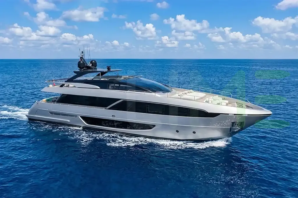 White Lublu yacht for sale and price, showing the details and features of the interior and exterior available for purchase from LIME Yachts and Brokerage located in Fort Lauderdale Florida.