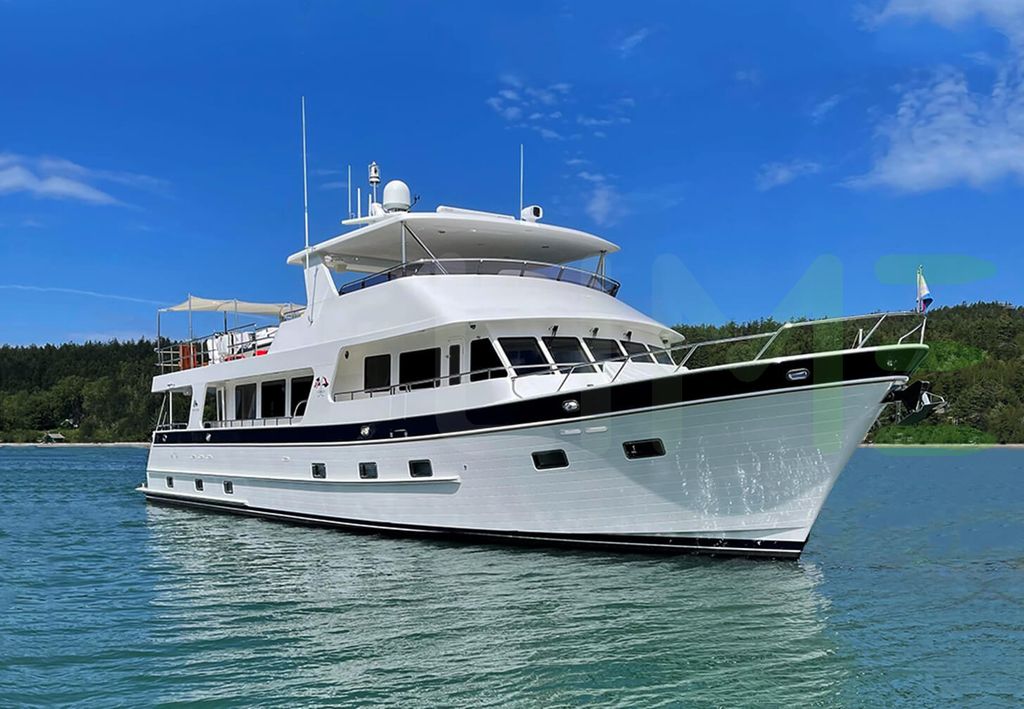 White Lucky Lady yacht for sale and price, showing the details and features of the interior and exterior available for purchase from LIME Yachts and Brokerage located in Fort Lauderdale Florida.