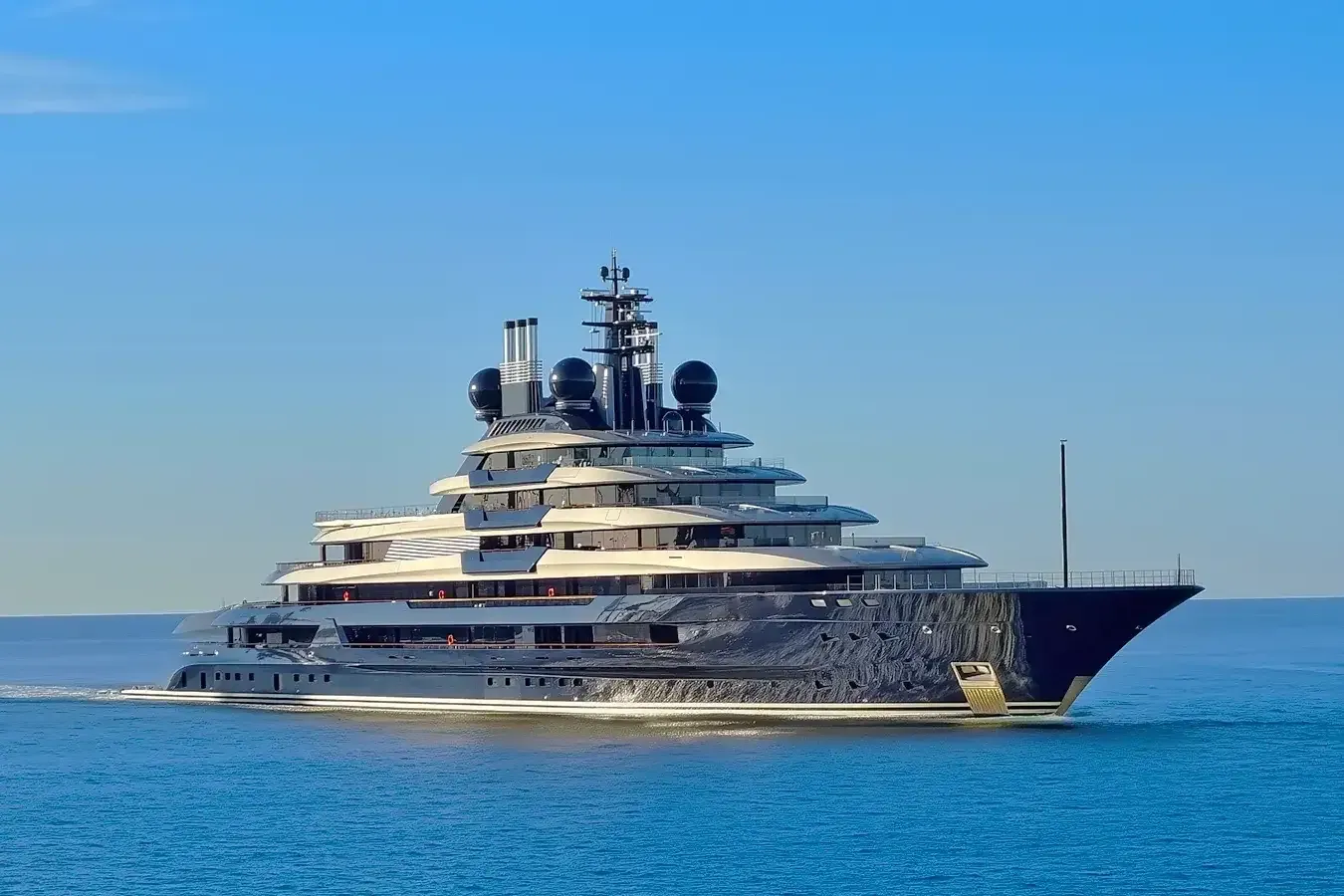 Luminance 455 ft yacht (139m) Lürssen yachts off market. The best new and used boats. One of twelve superyachts.