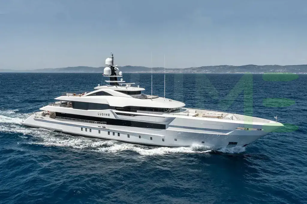 White Lusine yacht - 198' (60m) Heesen offered by LIME Yachts and Brokerage of Ft Lauderdale, Florida.