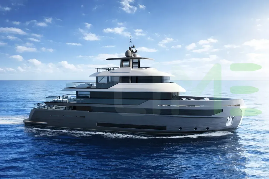 White M.Byond yacht for sale and price, showing the details and features of the interior and exterior available for purchase from LIME Yachts and Brokerage located in Fort Lauderdale Florida.