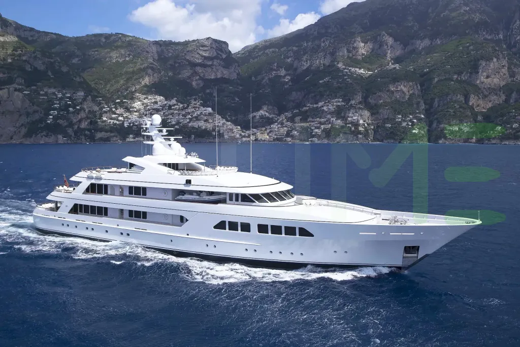 White Majestic yacht for sale and price, showing the details and features of the interior and exterior available for purchase from LIME Yachts and Brokerage located in Fort Lauderdale Florida.