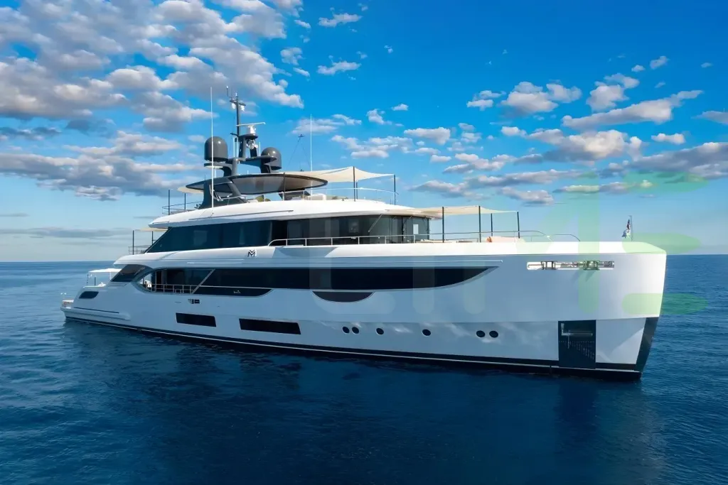 White Maverick yacht for sale and price, showing the details and features of the interior and exterior available for purchase from LIME Yachts and Brokerage located in Fort Lauderdale Florida.