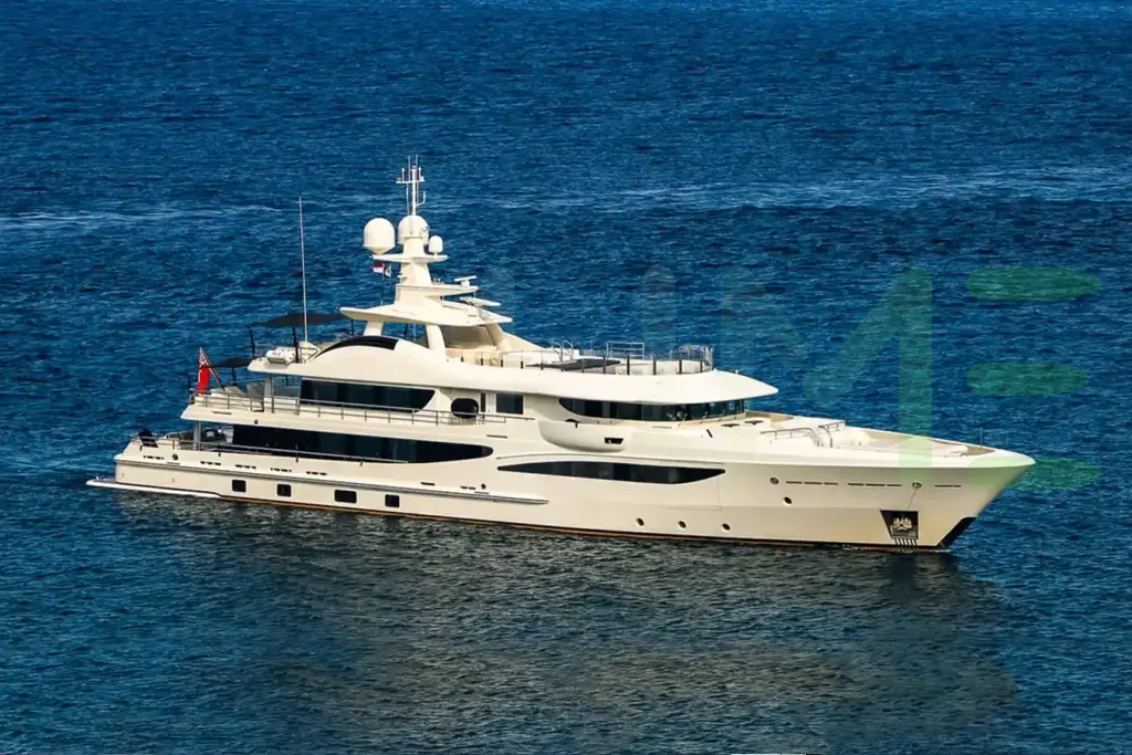 White Mellon yacht for charter and price, located in Mediterranean; Croatia; Italy; Montenegro; Bermuda; Caribbean; Antigua; Bahamas; Saint Martin; St Barts offered for rent by LIME Yachts and Brokerage located in Fort Lauderdale Florida.