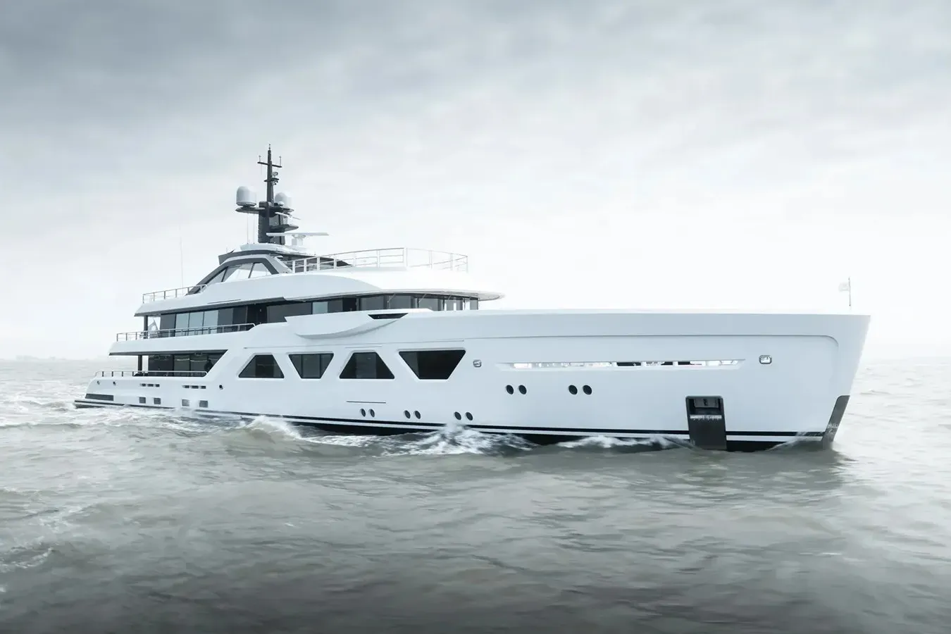 Memories yacht, a 196 ft Amels luxury superyacht underway, 60 meters, built in 2025.