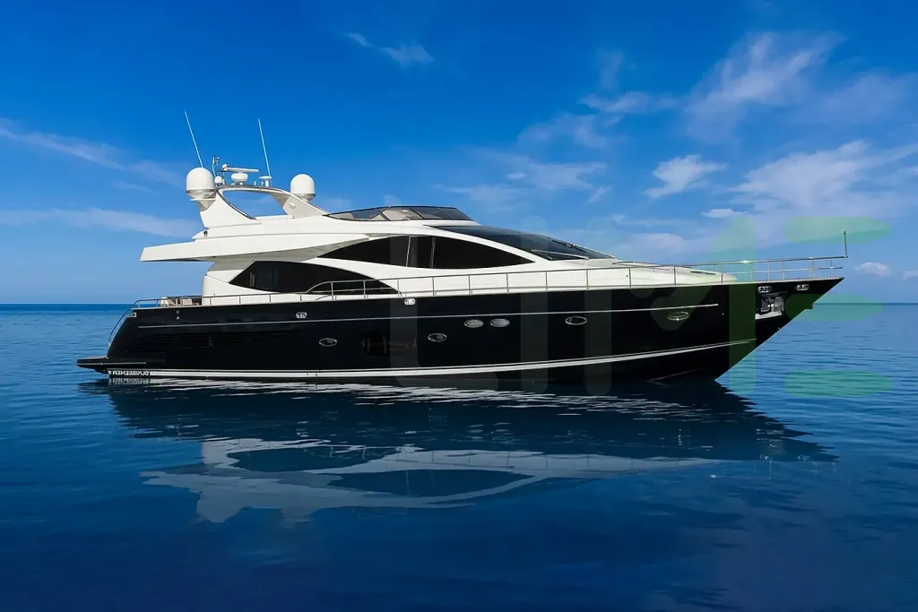 White Mentxu yacht - 85' (26m) Riva offered by LIME Yachts and Brokerage of Ft Lauderdale, Florida.
