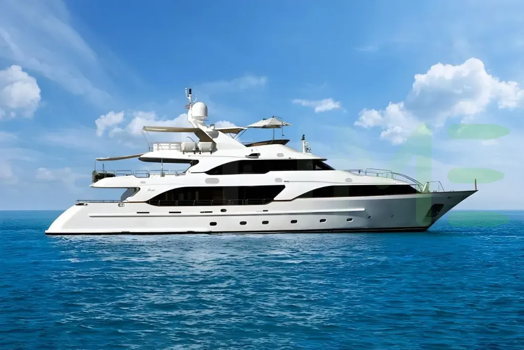 White Mina yacht for charter and price offered for rent by LIME Yachts and Brokerage located in Fort Lauderdale Florida.