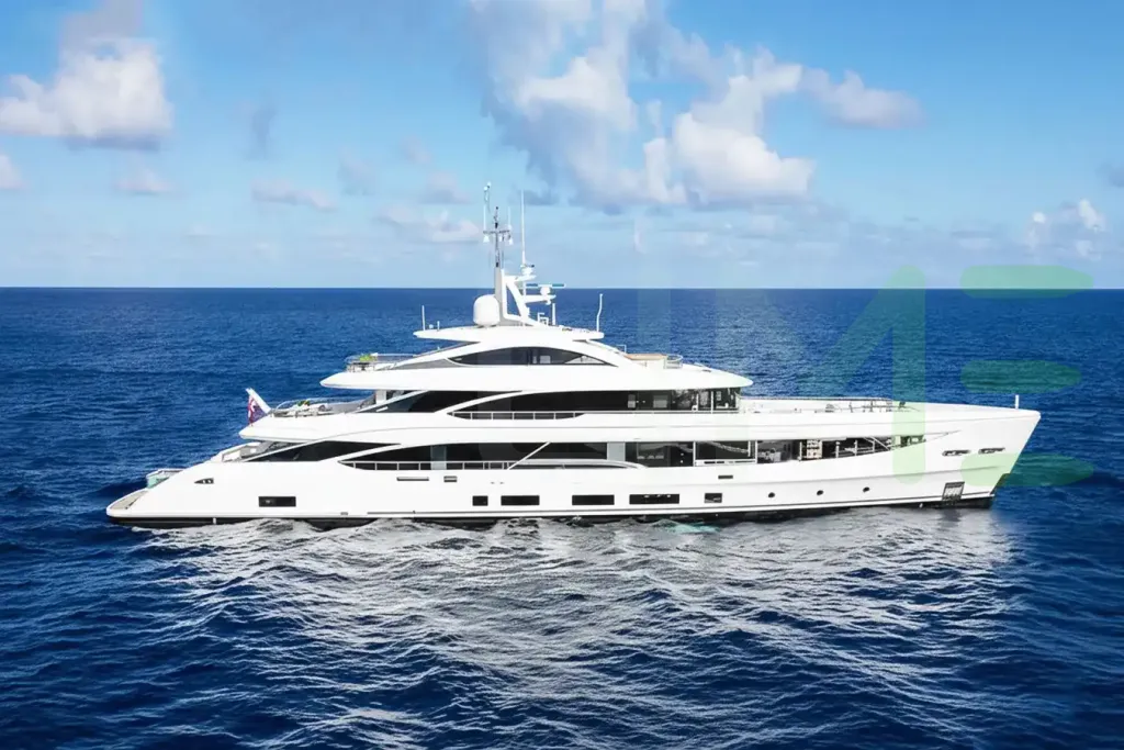 White Mine Games yacht for sale and price, showing the details and features of the interior and exterior available for purchase from LIME Yachts and Brokerage located in Fort Lauderdale Florida.