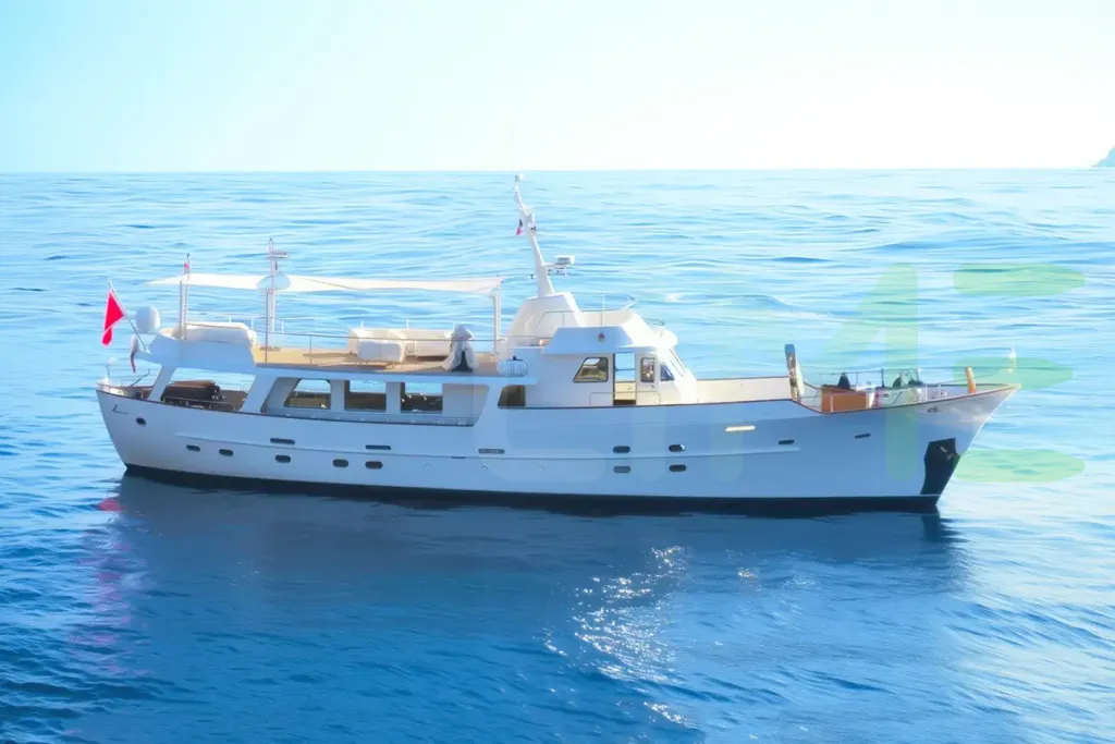 White Monara yacht for sale and price, showing the details and features of the interior and exterior available for purchase from LIME Yachts and Brokerage located in Fort Lauderdale Florida.
