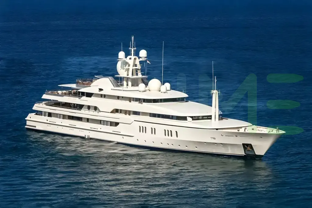 White Montkaj yacht - 256' (78m) Amels offered by LIME Yachts and Brokerage of Ft Lauderdale, Florida.