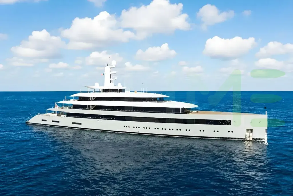 White Moonrise yacht - 327' (99m) Feadship offered by LIME Yachts and Brokerage of Ft Lauderdale, Florida.