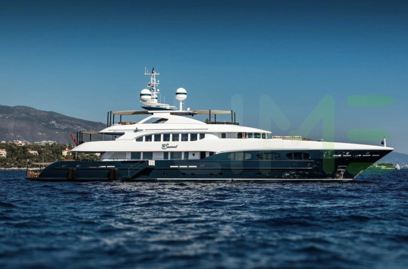 White My Secret yacht - 2026 guide with the owner of the world's 1573rd largest yacht, the 63rd largest yacht built by superyacht builder Heesen, based in Netherlands.
