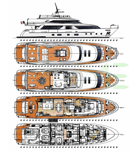 White My Way yacht for sale and price, showing the details and features of the interior and exterior available for purchase from LIME Yachts and Brokerage located in Fort Lauderdale Florida.