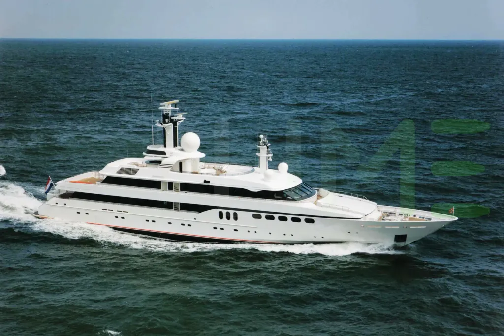 White Mylin IV yacht - 2026 guide with the owner of the world's 567th largest yacht, the 81st largest yacht built by superyacht builder Feadship, based in Netherlands.