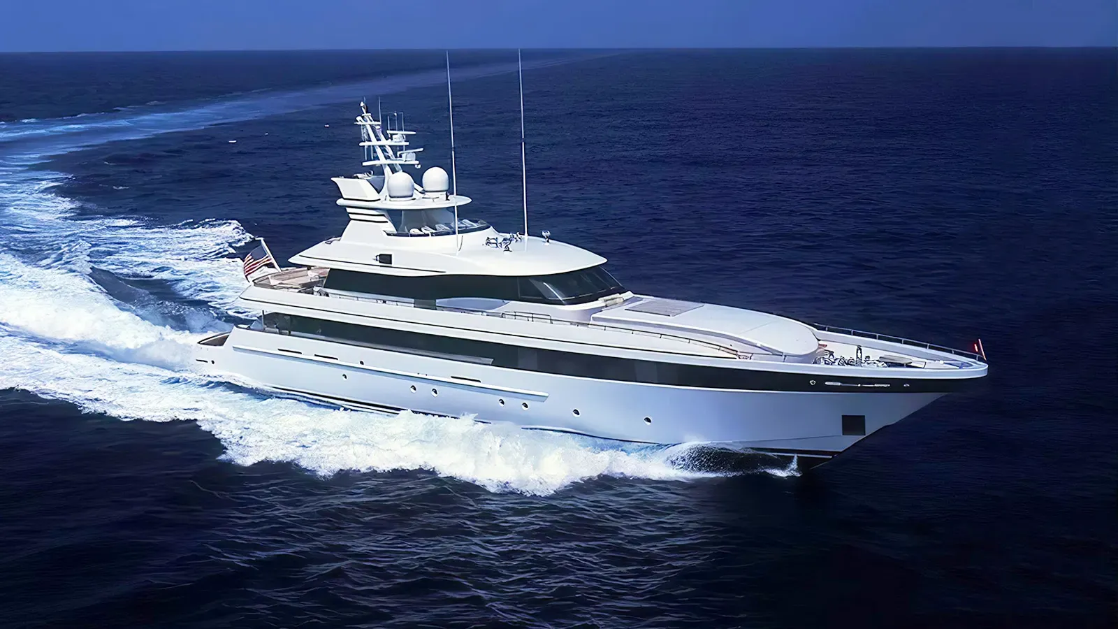 Mystique yacht, a 152 ft Feadship luxury superyacht underway, 46.6 meters, built in 2001, 2024.