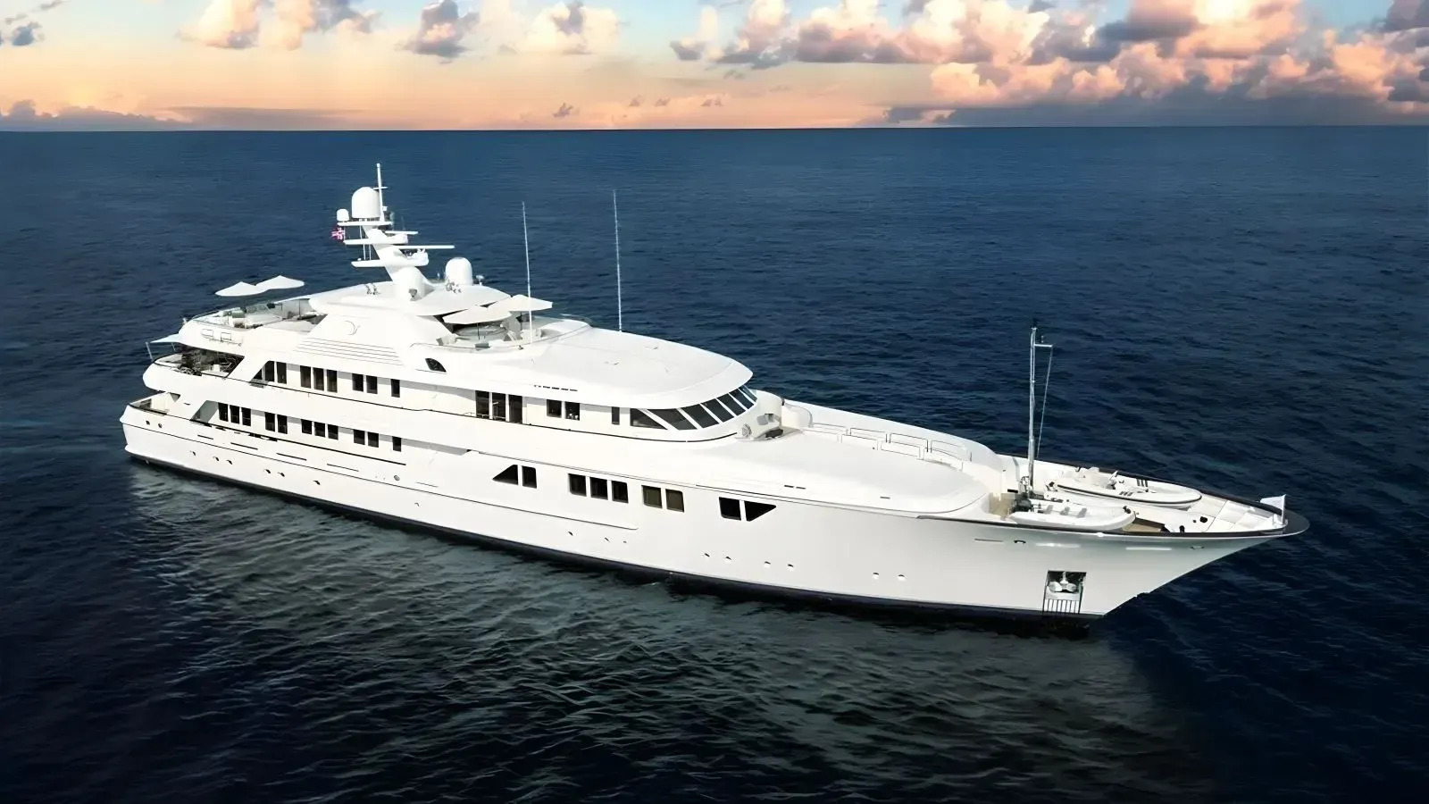 Nectar yacht, a 213 ft Feadship luxury superyacht underway, 65.2 meters, built in 2006, 2024.