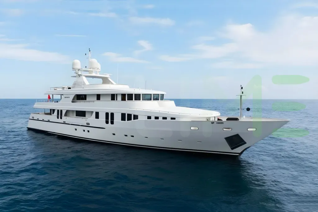 White New Master yacht - 145' (44m) Baglietto offered by LIME Yachts and Brokerage of Ft Lauderdale, Florida.