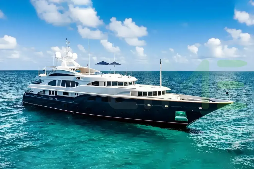 White Next Chapter yacht for sale and price, showing the details and features of the interior and exterior available for purchase from LIME Yachts and Brokerage located in Fort Lauderdale Florida.