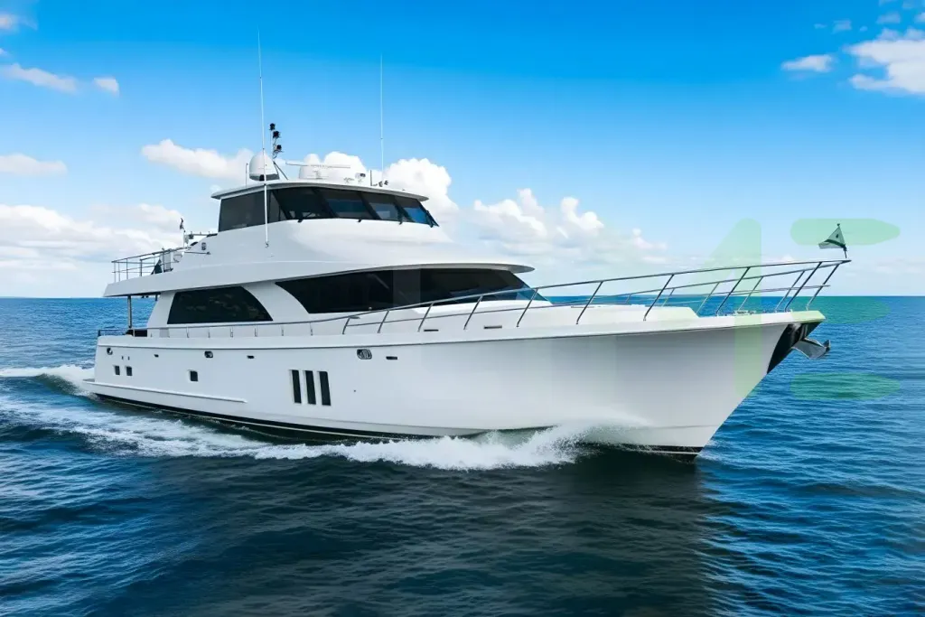 White Nokomis 4 yacht for sale and price, showing the details and features of the interior and exterior available for purchase from LIME Yachts and Brokerage located in Fort Lauderdale Florida.