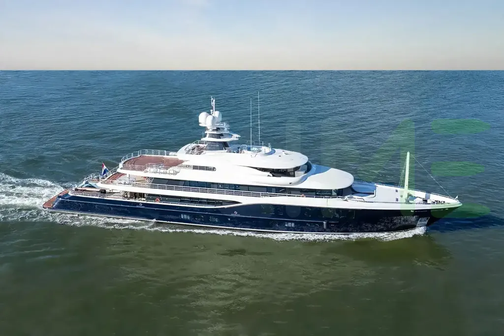 White Nome yacht - 242' (74m) Amels offered by LIME Yachts and Brokerage of Ft Lauderdale, Florida.