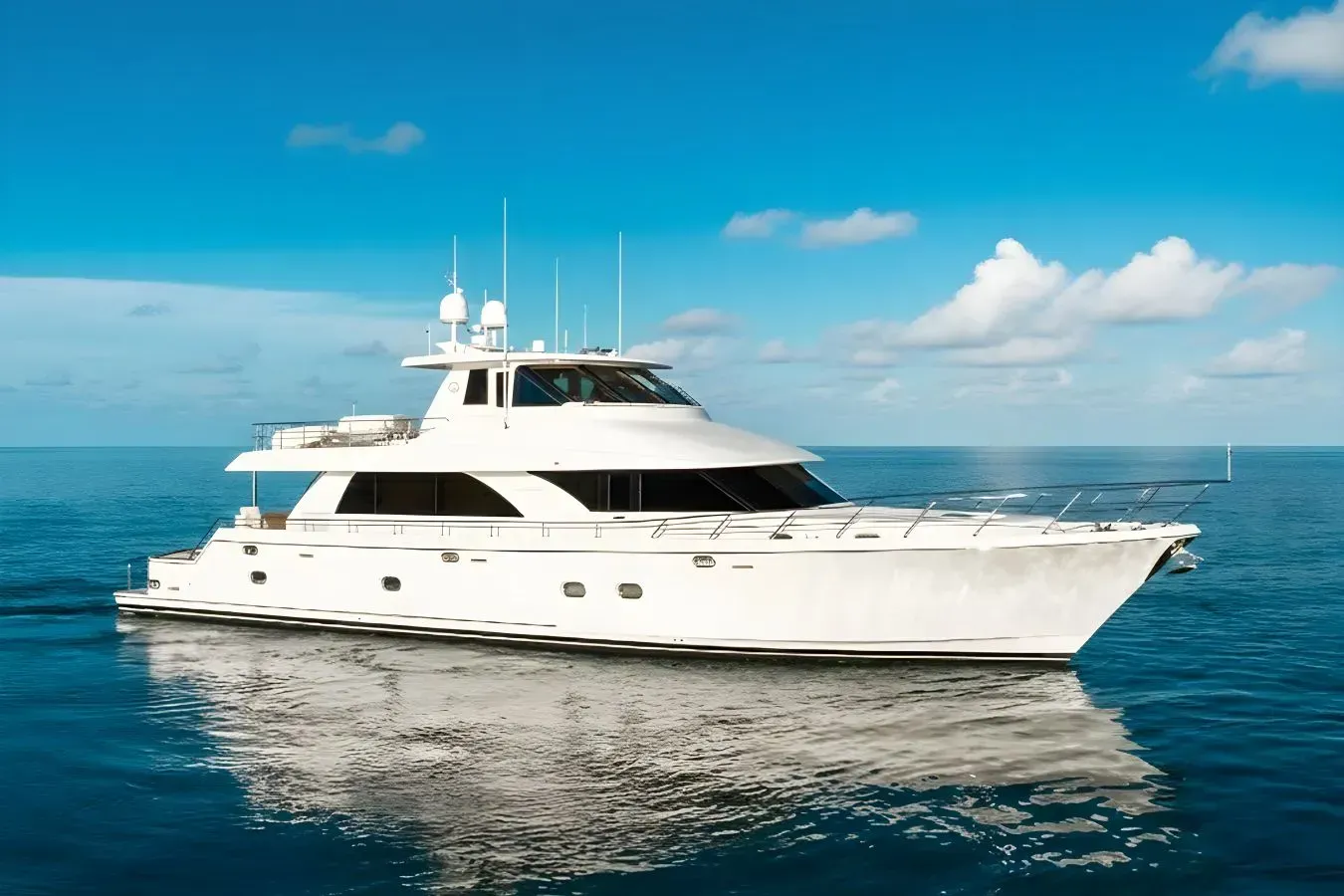 Obsession 84 ft yacht (26m) Ocean Alexander yachts off market. The best new and used boats. One of twelve superyachts.