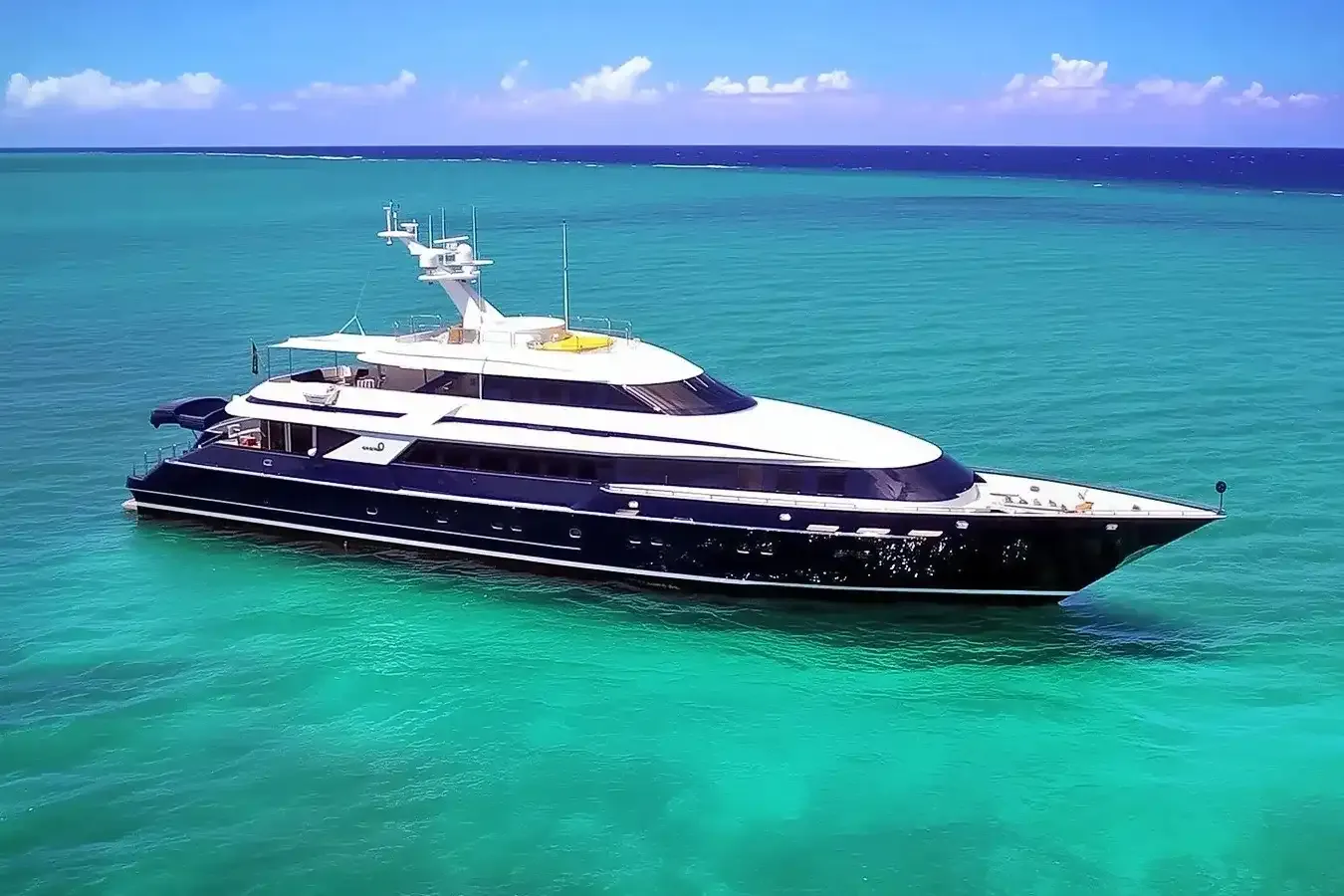 Octopussy 143 ft yacht (44m) Heesen yachts off market. The best new and used boats. One of twelve superyachts.