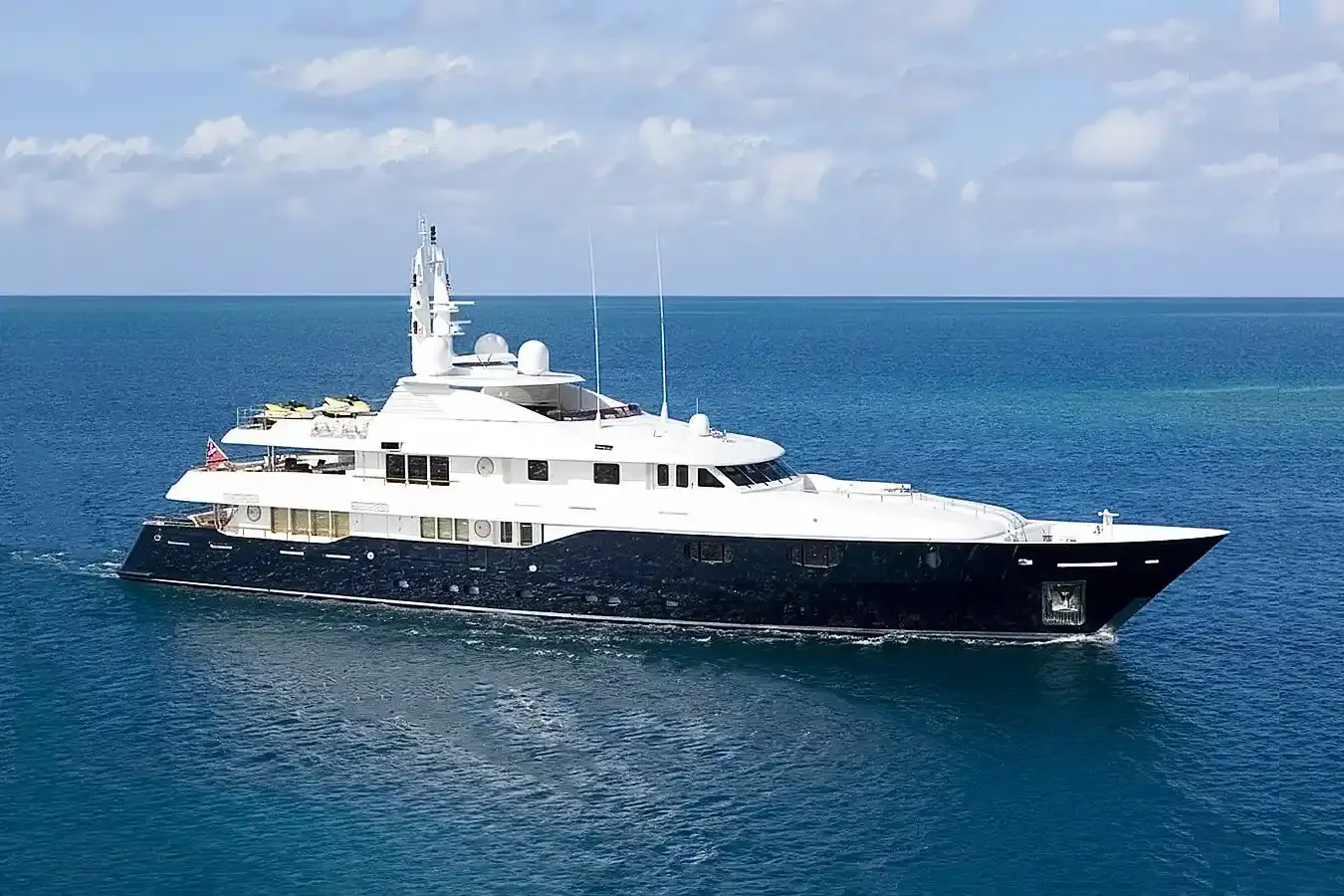 Odessa yacht, a 164 ft Turquoise luxury superyacht underway, 49.99 meters, built in 2007, 2017.