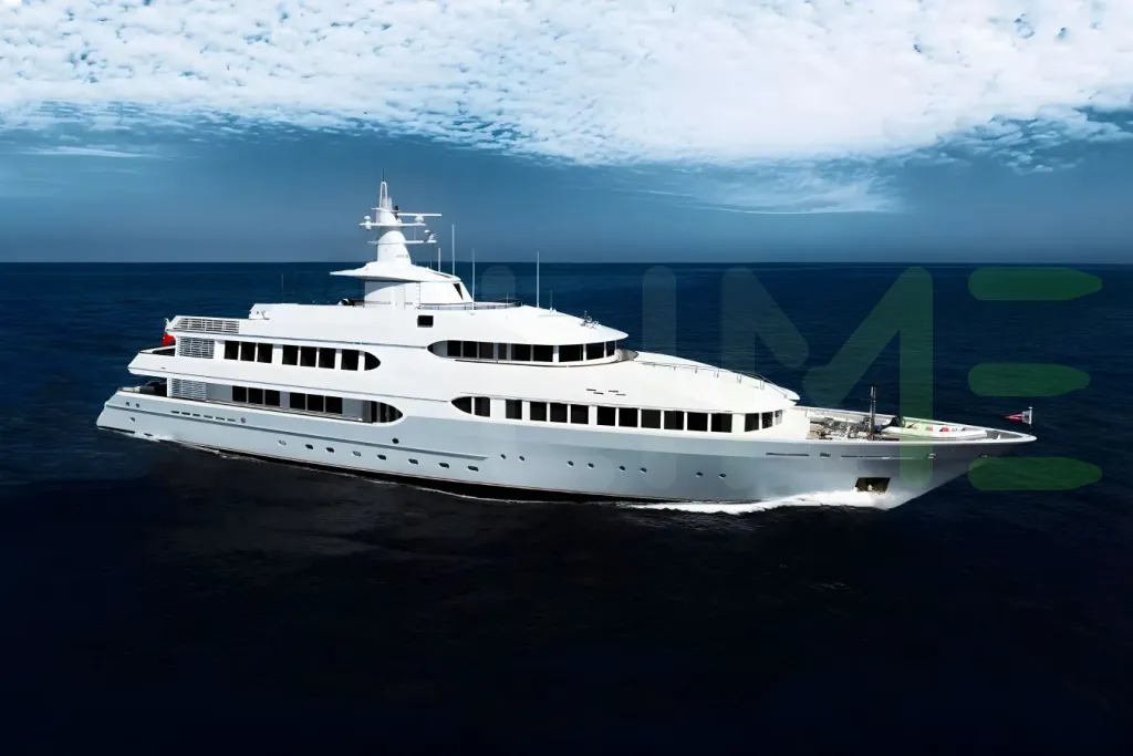 White Olympus yacht for sale and price, showing the details and features of the interior and exterior available for purchase from LIME Yachts and Brokerage located in Fort Lauderdale Florida.