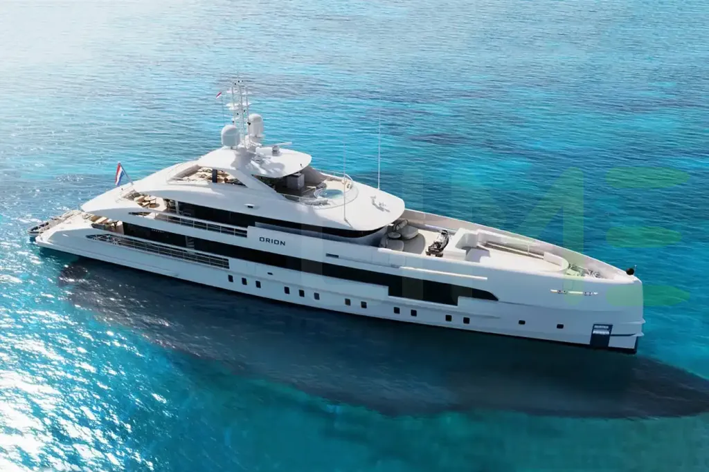 White Orion yacht - 163' (49m) Heesen offered by LIME Yachts and Brokerage of Ft Lauderdale, Florida.