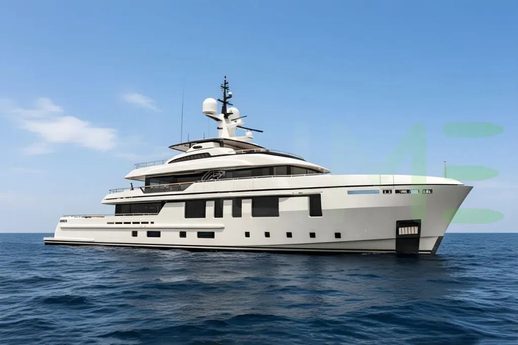 White Orixa' yacht for sale and price, showing the details and features of the interior and exterior available for purchase from LIME Yachts and Brokerage located in Fort Lauderdale Florida.