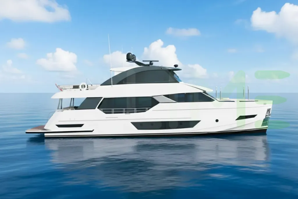 White Panacea yacht - 83' (25m) Ocean Alexander offered by LIME Yachts and Brokerage of Ft Lauderdale, Florida.
