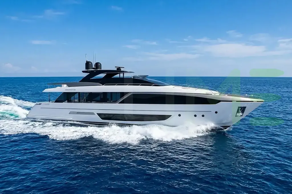 White Panacea yacht - 110' (33m) Riva offered by LIME Yachts and Brokerage of Ft Lauderdale, Florida.