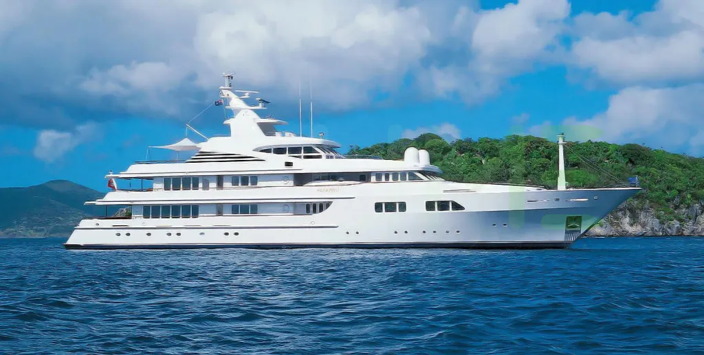 White Paraffin yacht - 197' (60m) Feadship offered by LIME Yachts and Brokerage of Ft Lauderdale, Florida.