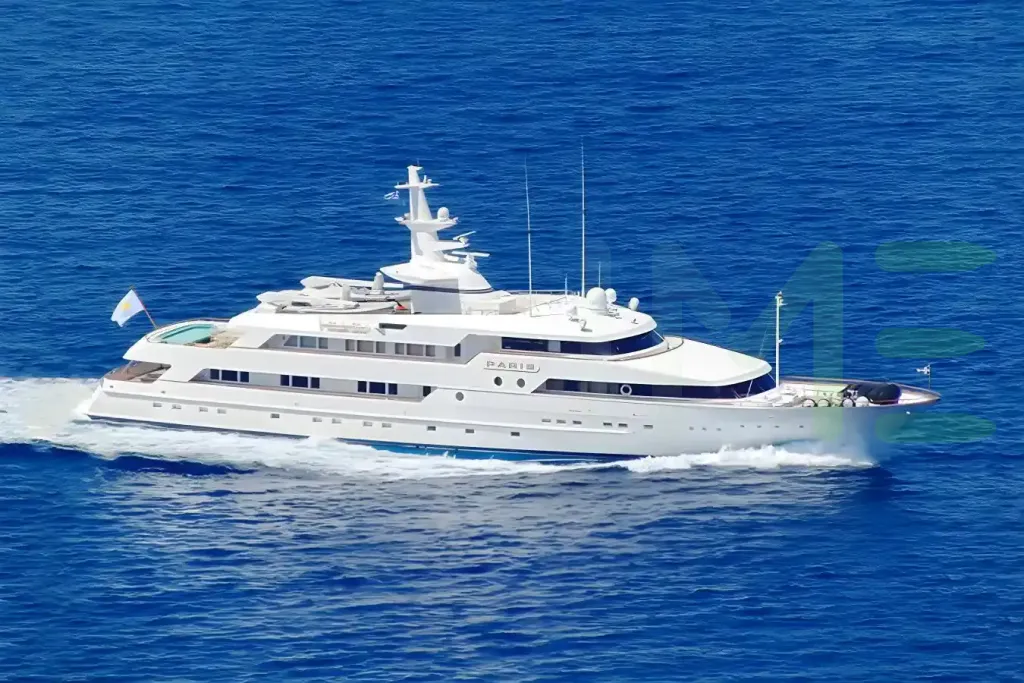 White Paris yacht - 2026 guide with the owner of the world's 757th largest yacht, the 57th largest yacht built by superyacht builder Amels, based in Netherlands.