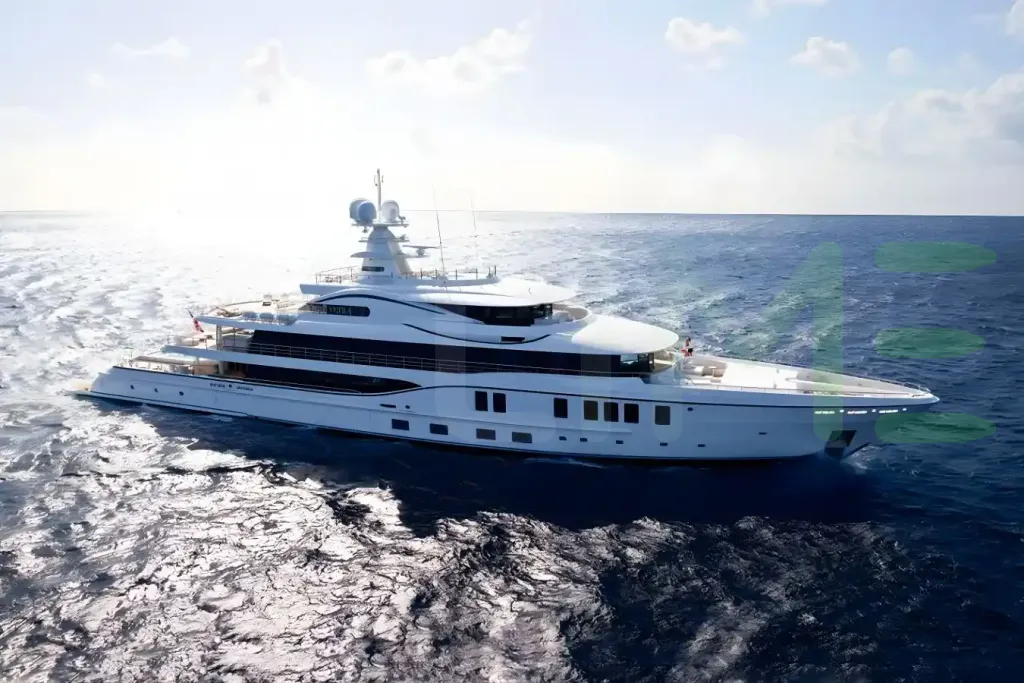 White Plvs Vltra yacht - 2026 guide with the owner of the world's 298th largest yacht, the 11th largest yacht built by superyacht builder Amels, based in Netherlands.