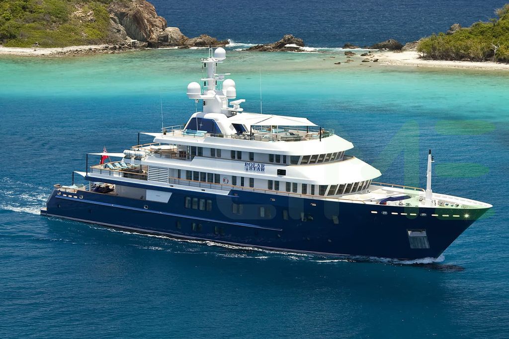 White Polar Star yacht - 2026 guide with the owner of the world's 467th largest yacht, the 78th largest yacht built by superyacht builder Lürssen, based in Germany.