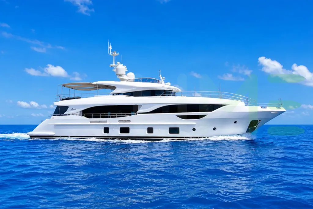 White Portovino yacht - 94' (28m) Benetti Yachts offered by LIME Yachts and Brokerage of Ft Lauderdale, Florida.