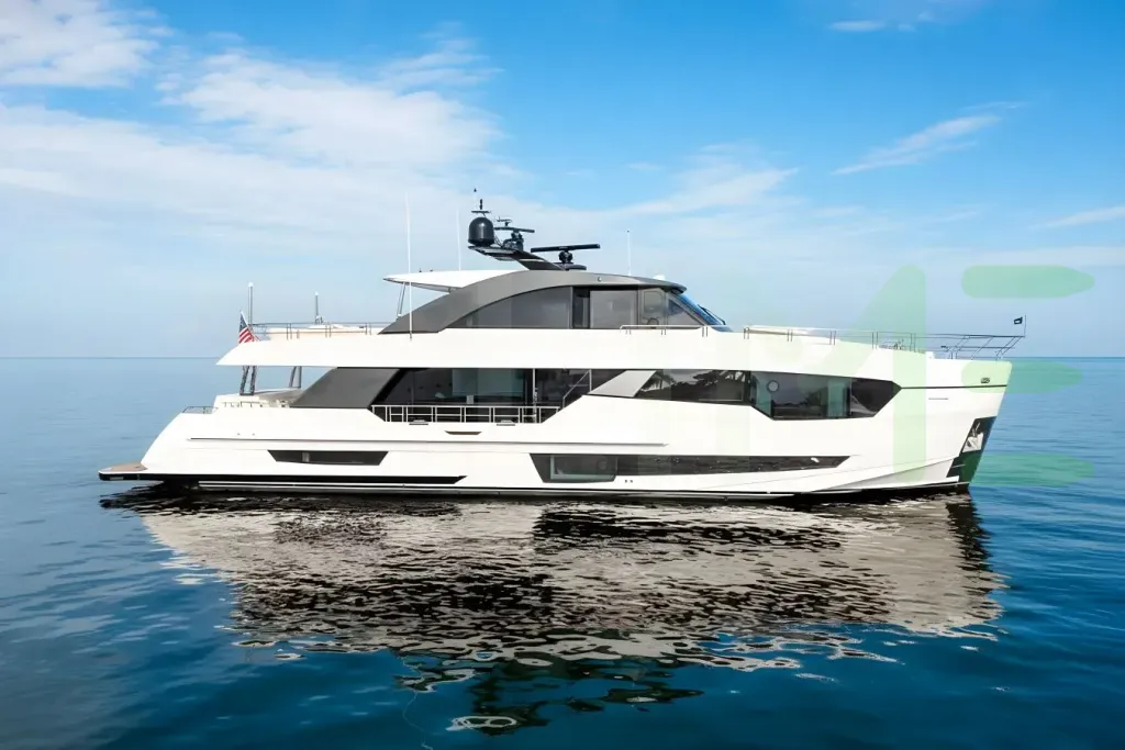 White Prodigality yacht for charter and price offered for rent by LIME Yachts and Brokerage located in Fort Lauderdale Florida.