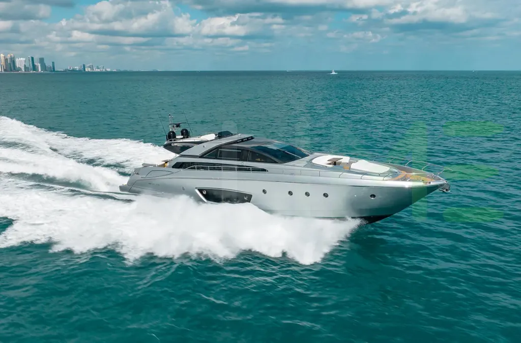 White Purosangue yacht - 88' (26m) Riva offered by LIME Yachts and Brokerage of Ft Lauderdale, Florida.