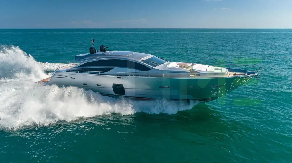 White Raw 2-HP yacht - 80' (24m) Pershing offered by LIME Yachts and Brokerage of Ft Lauderdale, Florida.