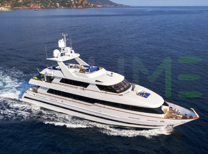 White Rearden Steel yacht for charter and price, located in Mediterranean; Greece offered for rent by LIME Yachts and Brokerage located in Fort Lauderdale Florida.