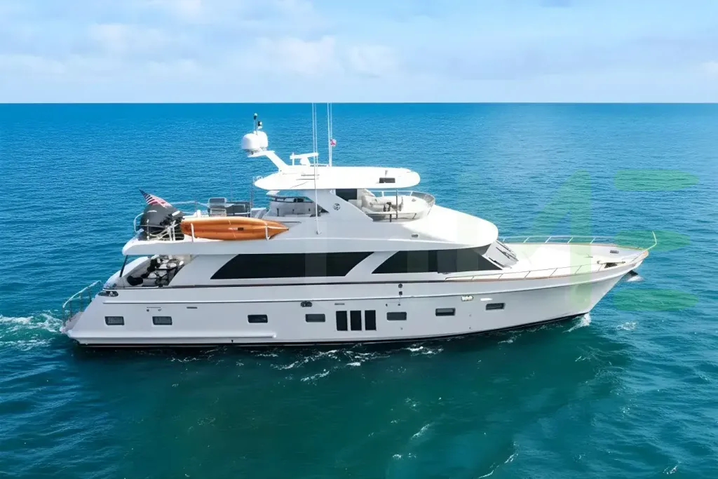 White Relentless yacht for sale and price, showing the details and features of the interior and exterior available for purchase from LIME Yachts and Brokerage located in Fort Lauderdale Florida.