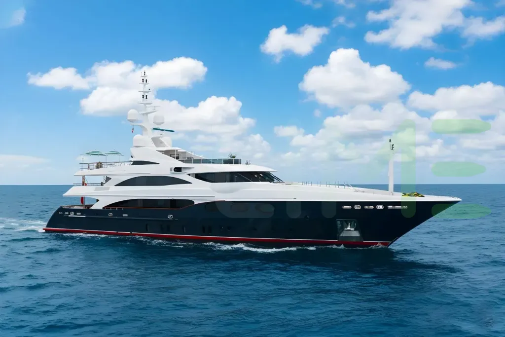 White Rhino yacht for sale and price, showing the details and features of the interior and exterior available for purchase from LIME Yachts and Brokerage located in Fort Lauderdale Florida.