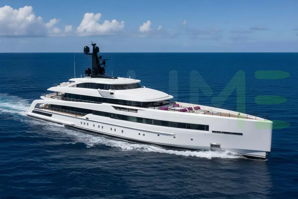 White RIO yacht - 2026 guide with the owner of the world's 534th largest yacht, the 9th largest yacht built by superyacht builder CRN, based in Italy.