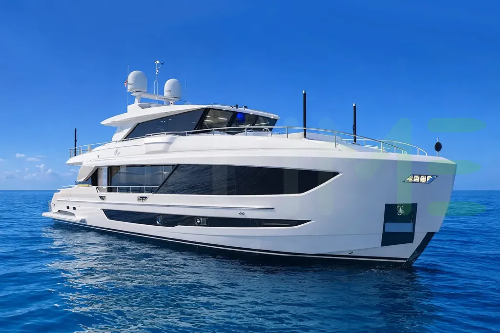 White Rio yacht - 2026 guide with the owner of the world's 8842nd largest yacht, the 124th largest yacht built by superyacht builder Horizon, based in Taiwan.