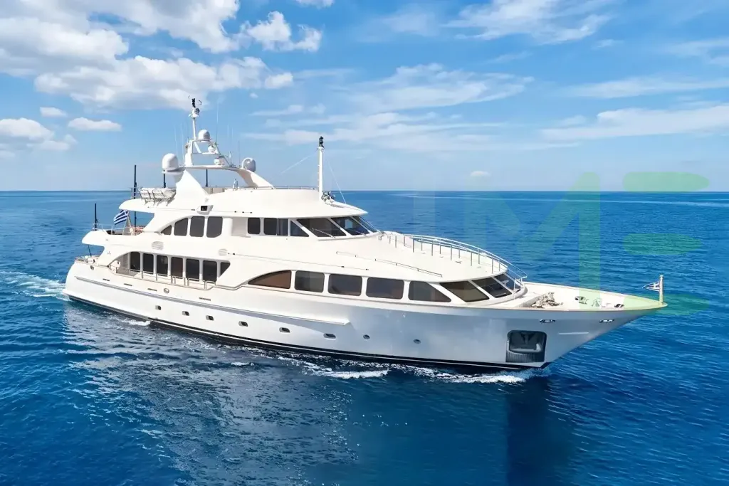 White Riva I yacht for sale and price, showing the details and features of the interior and exterior available for purchase from LIME Yachts and Brokerage located in Fort Lauderdale Florida.