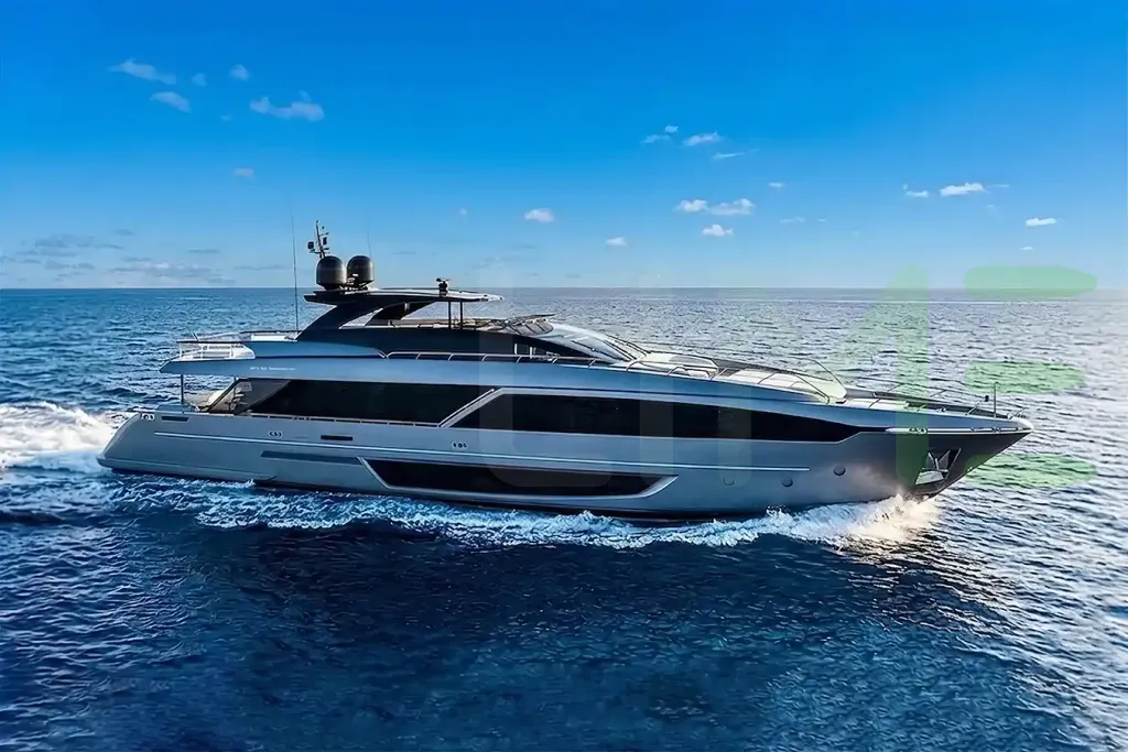 White Riviera yacht - 110' (33m) Riva offered by LIME Yachts and Brokerage of Ft Lauderdale, Florida.