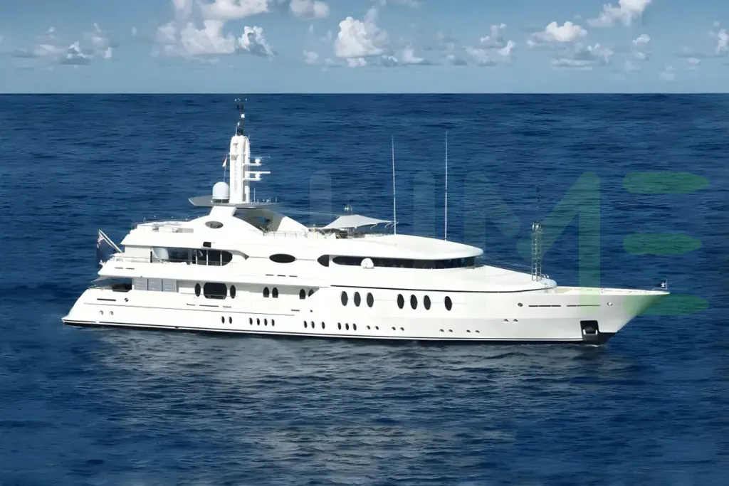 White Samira yacht - 180' (54m) Amels offered by LIME Yachts and Brokerage of Ft Lauderdale, Florida.